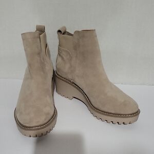 Dolce Vita Beige Ankle Booties